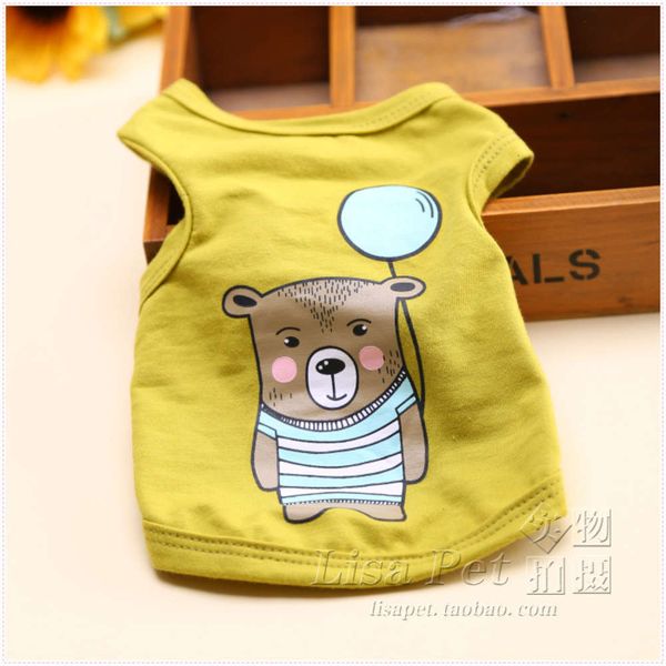 dog apparel pet clothing cotton t-shirt breathable vest small dog teddy vip spring and summer
dog apparel pet clothing cotton t-shirt breathable vest small dog teddy vip spring and summer