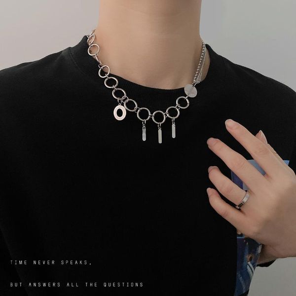 chains geometric necklaces ladies circle necklace woman design shiny splicing clavicle chain party cool european silver color naszyjnik
chains geometric necklaces ladies circle necklace woman design shiny splicing clavicle chain party cool european silver color naszyjnik