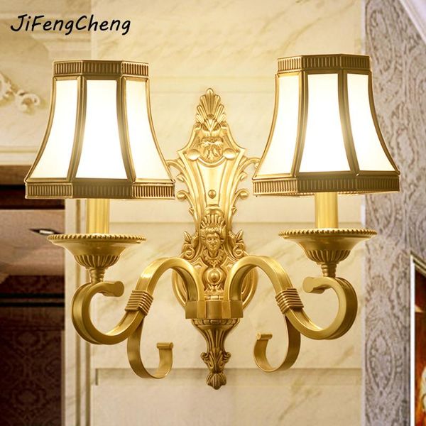 wall lamps jifengcheng european-style copper lamp american living room jane e14 bedroom dining study
wall lamps jifengcheng european-style copper lamp american living room jane e14 bedroom dining study
