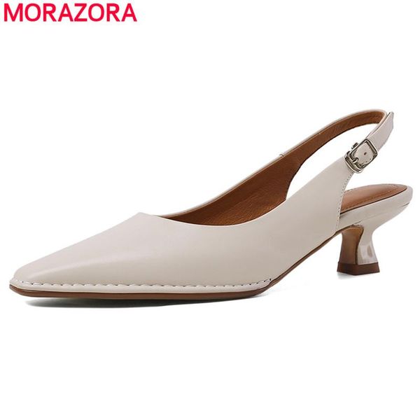 dress shoes morazora 2021 genuine leather strange heels slingbacks women pumps solid summer cow wedding, Black
dress shoes morazora 2021 genuine leather strange heels slingbacks women pumps solid summer cow wedding, Black