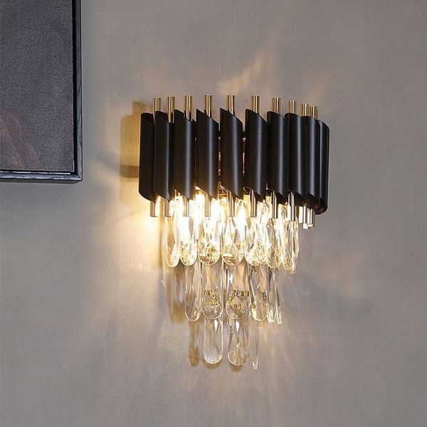 wall sconces lighting bedroom living room crystal lamp ac90-260v bedside decor light fixture
wall sconces lighting bedroom living room crystal lamp ac90-260v bedside decor light fixture