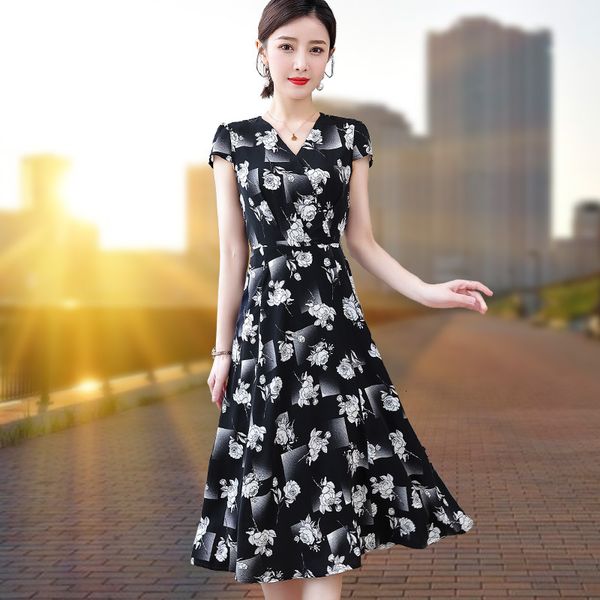 luxury casual drsblack print split sleeve waist irregular mid length drs, Black;gray
luxury casual drsblack print split sleeve waist irregular mid length drs, Black;gray