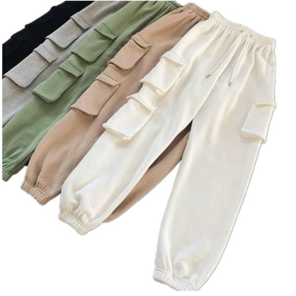 women high waist solid color sport running pants casual joggers sweatpants trousers with pockets yoga fitness, Black;blue
women high waist solid color sport running pants casual joggers sweatpants trousers with pockets yoga fitness, Black;blue