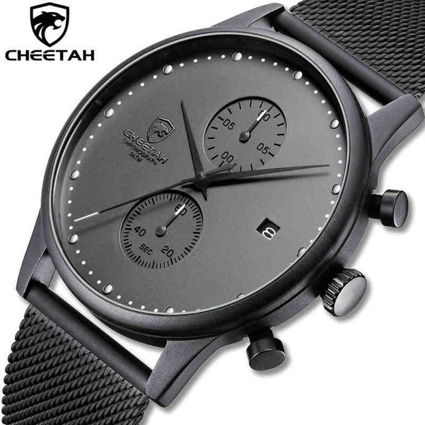 new cheetah brand men watches chronograph quartz watch stainless steel waterproof sports clock business reloj hombre, Silver 
new cheetah brand men watches chronograph quartz watch stainless steel waterproof sports clock business reloj hombre, Silver