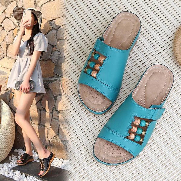 sandals summer gladiator beaded platform wedges shoes for ladies bohemia ethnic style women's high heels slip on sandalias, Black
sandals summer gladiator beaded platform wedges shoes for ladies bohemia ethnic style women's high heels slip on sandalias, Black