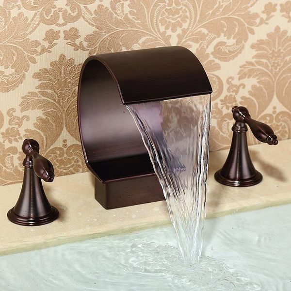 bathroom sink faucets mttuzk oil rubbed bronze bathtub faucet cold waterfall two-hand wheel basin three-piece set 3-hole
bathroom sink faucets mttuzk oil rubbed bronze bathtub faucet cold waterfall two-hand wheel basin three-piece set 3-hole
