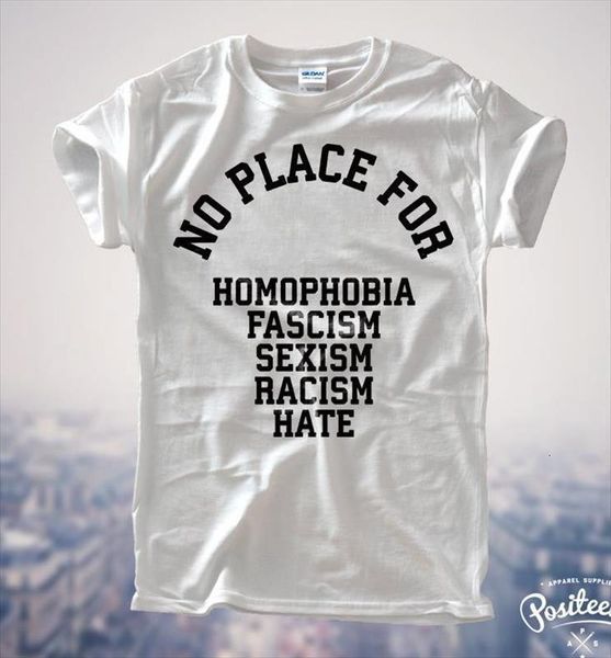 no place homophobia sexism men and women racism hate casual funny lady white gray tee hipster z, White;black
no place homophobia sexism men and women racism hate casual funny lady white gray tee hipster z, White;black
