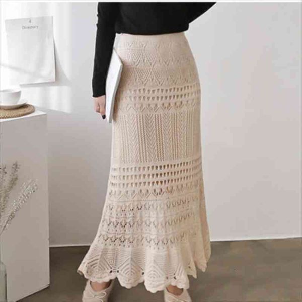 korean fashion womens autumn long skirt hollow out knitted maxi skirt chic elasticity waist crochet, Black
korean fashion womens autumn long skirt hollow out knitted maxi skirt chic elasticity waist crochet, Black