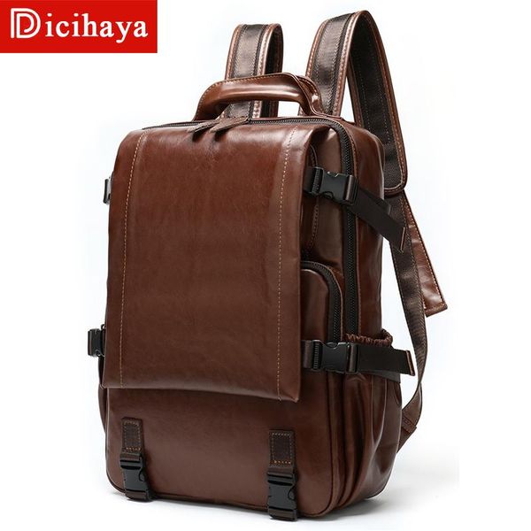 backpack dicihaya genuine leather men 15 inch large capacity computer retro outdoor travel bag multifunctional office totes bags
backpack dicihaya genuine leather men 15 inch large capacity computer retro outdoor travel bag multifunctional office totes bags