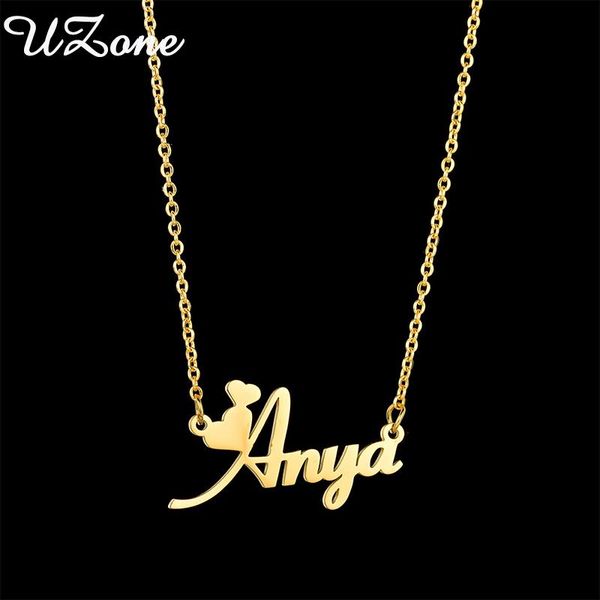uzone heart name necklace for girls women charm custom personalized chocker necklaces female romantic gifts wholesale chains, Silver
uzone heart name necklace for girls women charm custom personalized chocker necklaces female romantic gifts wholesale chains, Silver