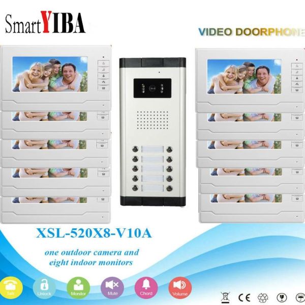 smartyiba video door phone doorbell intercom entry system wired monitor 7" screen with 10 button camera phones
smartyiba video door phone doorbell intercom entry system wired monitor 7" screen with 10 button camera phones