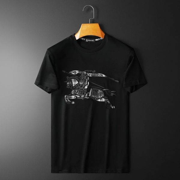 fashion t shirts men's short sleeve mercerized cotton embroidery 2021 summer round neck half top, White;black
fashion t shirts men's short sleeve mercerized cotton embroidery 2021 summer round neck half top, White;black