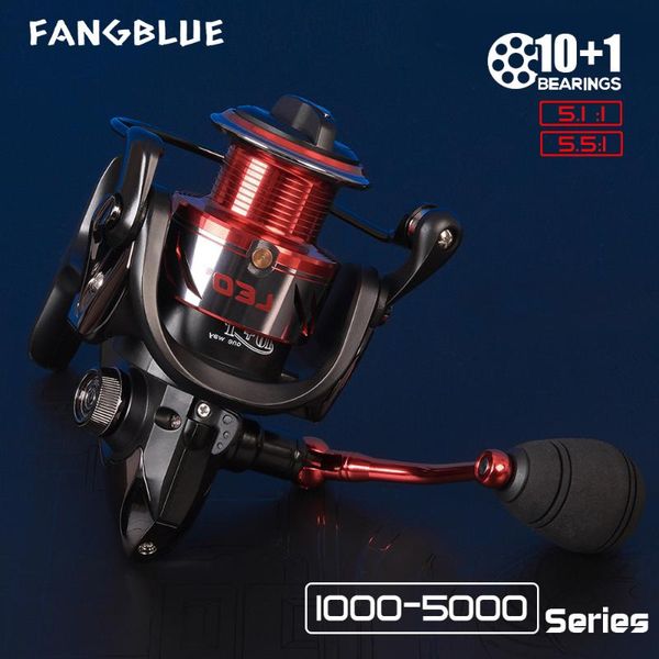 1000-5000 series spinning fishing reel 10+1bb 5.1:1 cnc spool aluminum alloy handle carp wheel tackle for trout baitcasting reels
1000-5000 series spinning fishing reel 10+1bb 5.1:1 cnc spool aluminum alloy handle carp wheel tackle for trout baitcasting reels