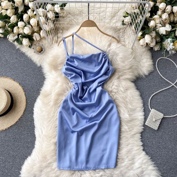 two piece dress 2021 women satin spaghetti strap sleeveless draped mini party elegant summer female vintage 30a7, White
two piece dress 2021 women satin spaghetti strap sleeveless draped mini party elegant summer female vintage 30a7, White