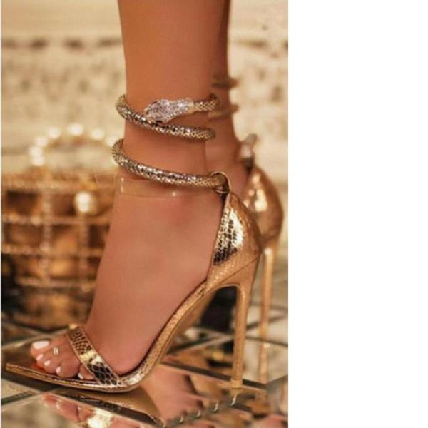 dress shoes snake surround women sandals plus size 35-42 pointed toe transparent high heels stiletto buckle rome for 2021, Black
dress shoes snake surround women sandals plus size 35-42 pointed toe transparent high heels stiletto buckle rome for 2021, Black