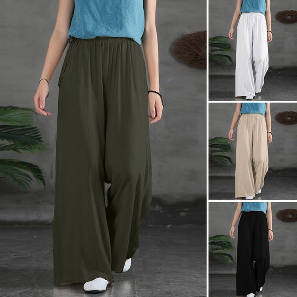 capris vintage wide leg pants women drawstring trousers casual elastic waist long pantalon palazzo female solid turnip plus size, Black;white
capris vintage wide leg pants women drawstring trousers casual elastic waist long pantalon palazzo female solid turnip plus size, Black;white