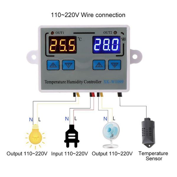 smart home control digital thermostat humidity controller egg incubator 10a temperature c90d
smart home control digital thermostat humidity controller egg incubator 10a temperature c90d