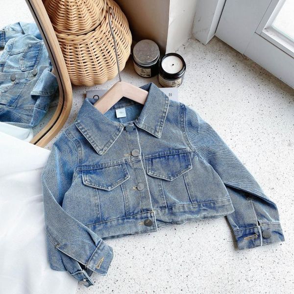children clothes spring arrival all match girls fashion denim coat kids korean design jackets jeans coats, Blue;gray
children clothes spring arrival all match girls fashion denim coat kids korean design jackets jeans coats, Blue;gray