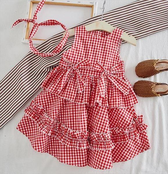 lovely children little girls vest girl dress style and headband fashion bow plaid back hollow a line princess 2 7, Red;yellow
lovely children little girls vest girl dress style and headband fashion bow plaid back hollow a line princess 2 7, Red;yellow