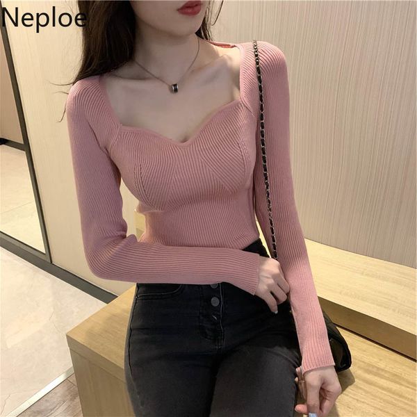 neploe sweaters women v-neck slim knit cropped pullovers spring clothes lady fashion sweet jumper sueter mujer 210422, White;black
neploe sweaters women v-neck slim knit cropped pullovers spring clothes lady fashion sweet jumper sueter mujer 210422, White;black