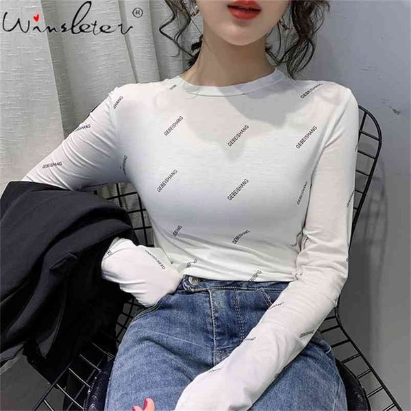 casual printed letter cotton women tshirt long sleeve o neck slim tee shirt spring autumn female t07301b 210421, White
casual printed letter cotton women tshirt long sleeve o neck slim tee shirt spring autumn female t07301b 210421, White