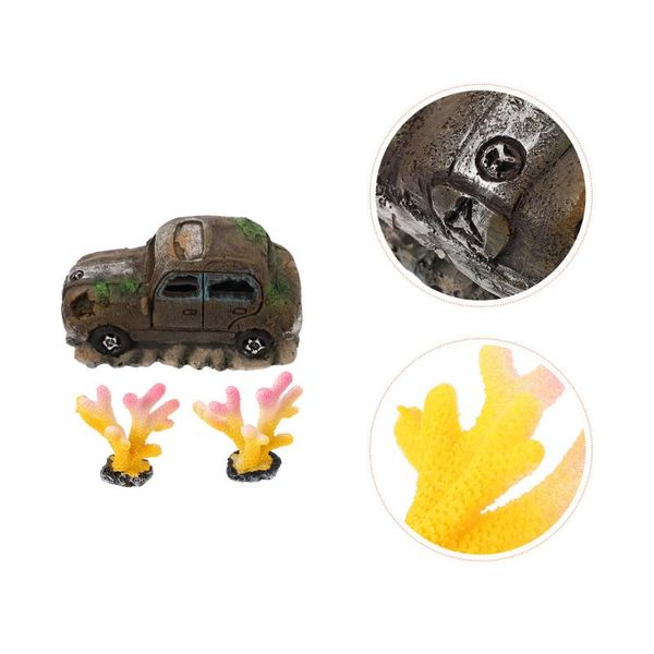 3pcs fish tank simulation coral landscape classic car aquarium ornaments decor decorations
3pcs fish tank simulation coral landscape classic car aquarium ornaments decor decorations