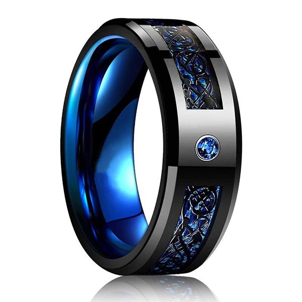 wedding rings dragon ring fashion 8mm men red groove beveled edge stainless steel celtic zircon inlay carbon fibre band, Slivery;golden
wedding rings dragon ring fashion 8mm men red groove beveled edge stainless steel celtic zircon inlay carbon fibre band, Slivery;golden