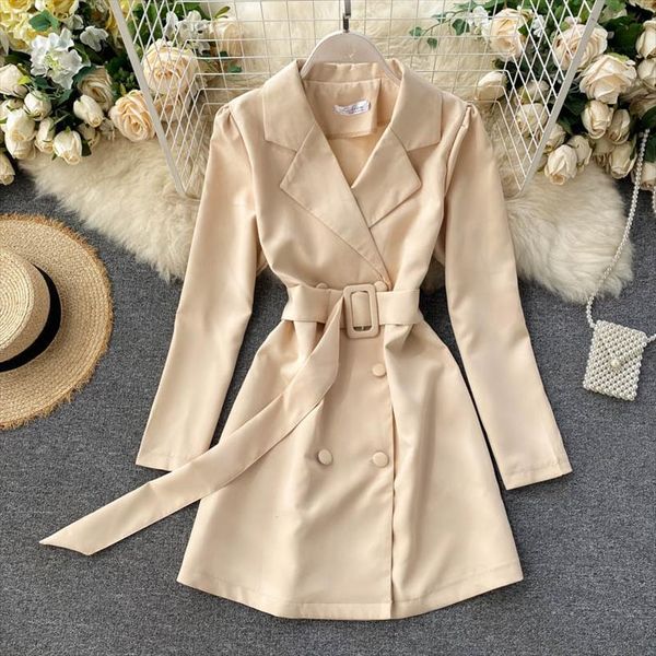 spring autumn british style retro womens dresses pure color lace up suit collar long sleeve short ll902, Black;gray
spring autumn british style retro womens dresses pure color lace up suit collar long sleeve short ll902, Black;gray