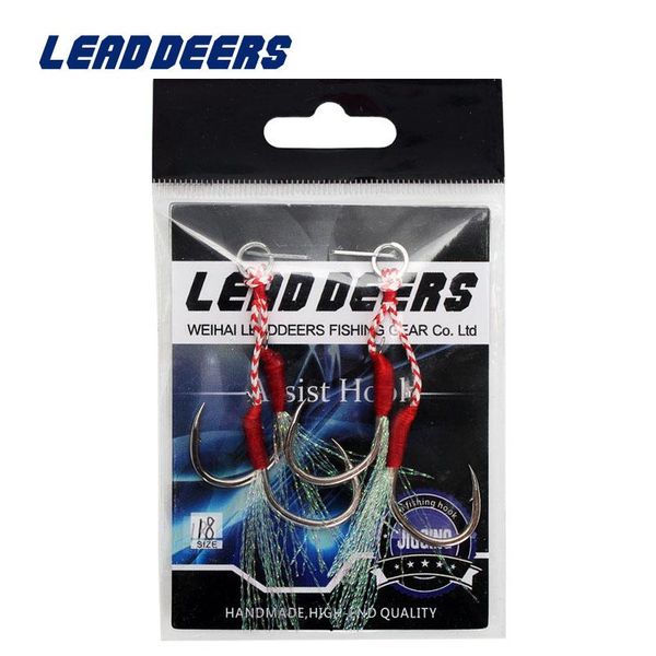 12 14 16 18# assit hooks slow jigging lures double single saltwater fishing seawater ocean boat
12 14 16 18# assit hooks slow jigging lures double single saltwater fishing seawater ocean boat
