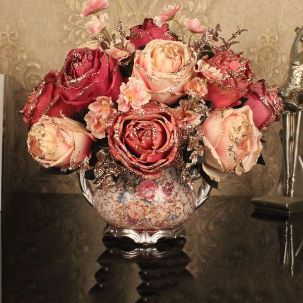vases european luxury ceramic vase+artificial peony flower bouquet figurines american livingroom fake pot crafts decoration art
vases european luxury ceramic vase+artificial peony flower bouquet figurines american livingroom fake pot crafts decoration art