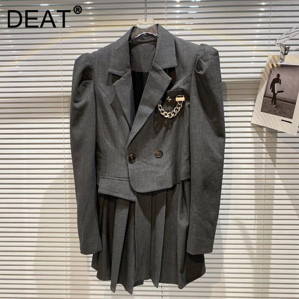 casual dresses deat women solid suit pleated dress turn down collar long sleeve arrivals lady trendy fashion spring autumn 2021 11d2385, Black;gray
casual dresses deat women solid suit pleated dress turn down collar long sleeve arrivals lady trendy fashion spring autumn 2021 11d2385, Black;gray