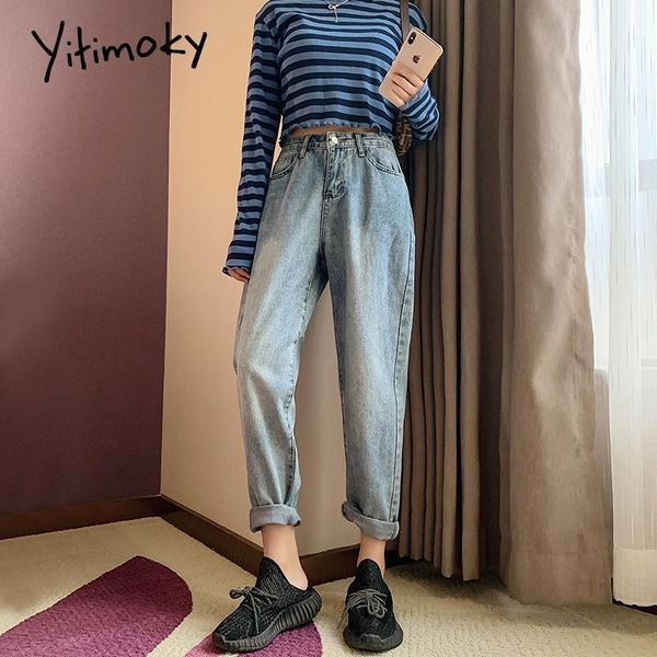 women's jeans mom woman plus size high waist denim pants loose vintage washed harem boyfriend for women 2021 korean fashion, Blue
women's jeans mom woman plus size high waist denim pants loose vintage washed harem boyfriend for women 2021 korean fashion, Blue