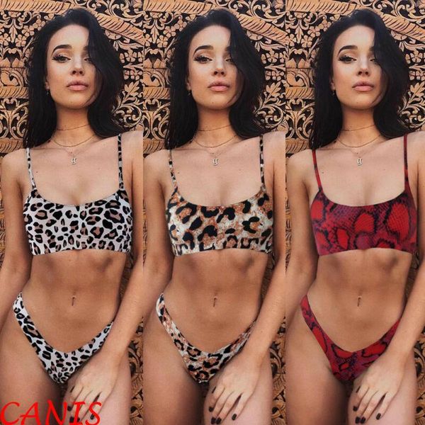 women's swimwear women leopard bikini set push-up unpadded bra swimsuit triangle bather, White;black
women's swimwear women leopard bikini set push-up unpadded bra swimsuit triangle bather, White;black