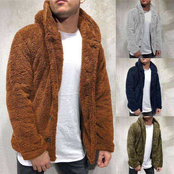 men's jackets casual men winter long sleeve pockets fleece warm hooded loose plus size coat clothes fashionable men's jacket, Black;brown
men's jackets casual men winter long sleeve pockets fleece warm hooded loose plus size coat clothes fashionable men's jacket, Black;brown