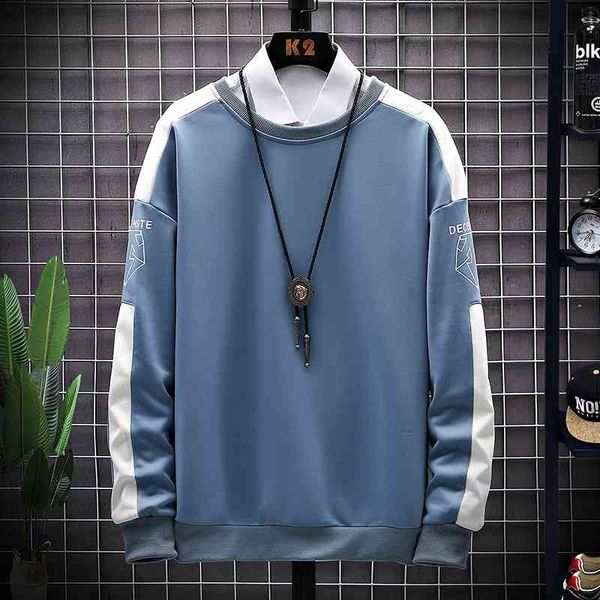 2021 new fashion sweater round neck hoodless trend bottomed shirt men's autumn clothes, Black
2021 new fashion sweater round neck hoodless trend bottomed shirt men's autumn clothes, Black