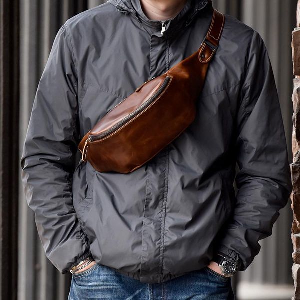 waist bags genuine leather men's chest pack travel mens shoulder full grain belt casual crossbody bag
waist bags genuine leather men's chest pack travel mens shoulder full grain belt casual crossbody bag