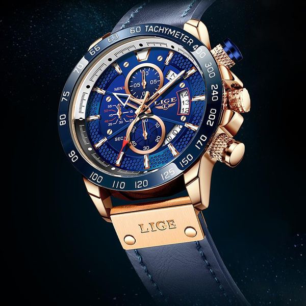wristwatches 2021 lige sport mens watches waterproof quartz date clock fashion luminous watch for men relogio masculino, Slivery;brown 
wristwatches 2021 lige sport mens watches waterproof quartz date clock fashion luminous watch for men relogio masculino, Slivery;brown