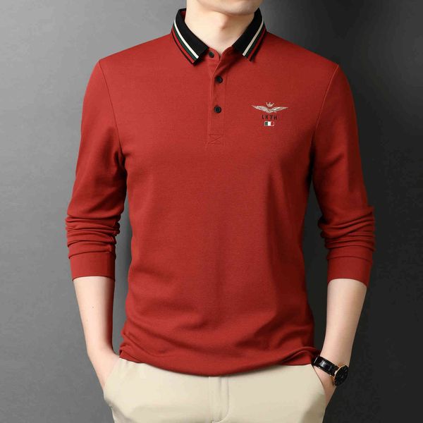 men's long sleeve lapel 2021 spring and autumn menswear men's korean casual embroidered loose t-shirt, Black
men's long sleeve lapel 2021 spring and autumn menswear men's korean casual embroidered loose t-shirt, Black