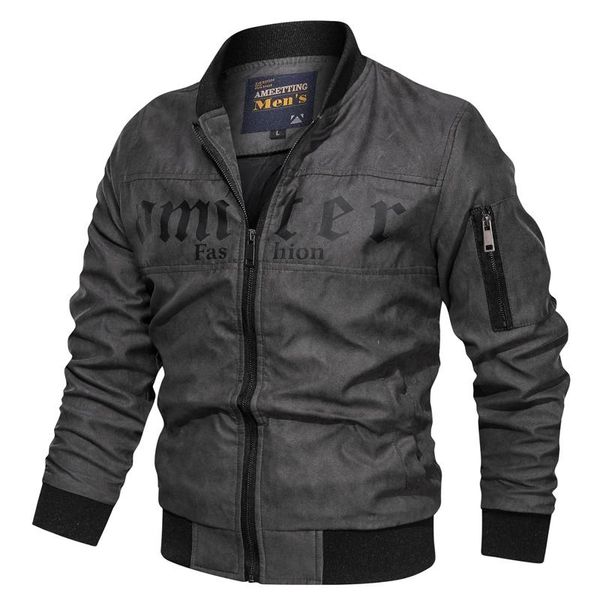 men's jackets casual jacket men spring autumn solid stand collar slim bomber pilot coat streetwear motorcycle military tactical flight, Black;brown
men's jackets casual jacket men spring autumn solid stand collar slim bomber pilot coat streetwear motorcycle military tactical flight, Black;brown