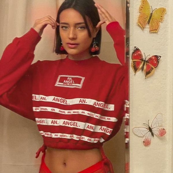 women's hoodies & sweatshirts buuuu 2021 style personalized street drawstring print open navel short letter hoodie women ins black and
women's hoodies & sweatshirts buuuu 2021 style personalized street drawstring print open navel short letter hoodie women ins black and