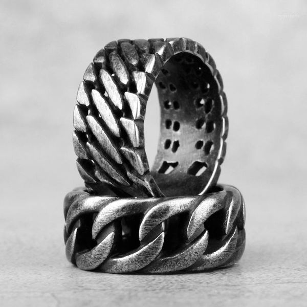 cluster rings simple retro black weave locomotive stainless steel mens punk for male boyfriend biker jewelry creativity gift wholesale1, Golden;silver
cluster rings simple retro black weave locomotive stainless steel mens punk for male boyfriend biker jewelry creativity gift wholesale1, Golden;silver