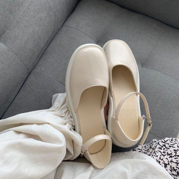 sandals retro baotou female summer mid-heel 2021 thick-soled mary jane shoes british style jk small leather, Black
sandals retro baotou female summer mid-heel 2021 thick-soled mary jane shoes british style jk small leather, Black