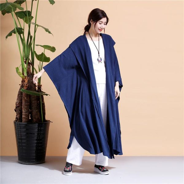 women's trench coats 2021 summer cotton linen fashion solid color bat sleeve maxi casual loose cardigan l xl d560, Tan;black
women's trench coats 2021 summer cotton linen fashion solid color bat sleeve maxi casual loose cardigan l xl d560, Tan;black