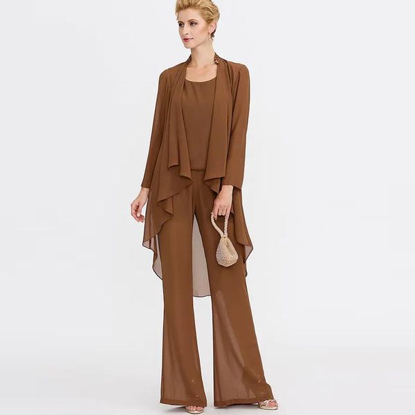 women's two piece pants mother of the bride dresses chiffon 3 with irregual jacket formal pantsuits for wedding evening guest dress cus, White
women's two piece pants mother of the bride dresses chiffon 3 with irregual jacket formal pantsuits for wedding evening guest dress cus, White