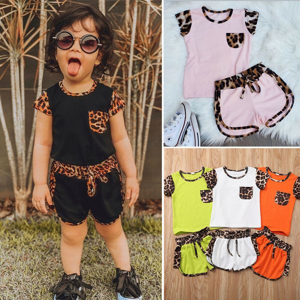 1-6y summer toddler kids baby girl clothes sets short sleeve pants shorts leopard print outfits, White
1-6y summer toddler kids baby girl clothes sets short sleeve pants shorts leopard print outfits, White