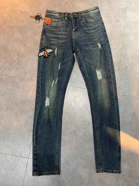 men's jeans lw2655 fashion 2021 runway luxury european design party style clothing, Blue
men's jeans lw2655 fashion 2021 runway luxury european design party style clothing, Blue