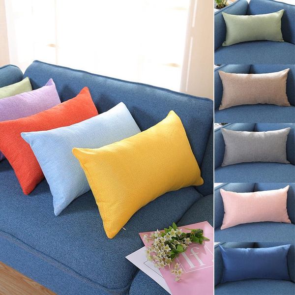 pillow case rectangle cushion cover 30x50cm for living room home sofa decorative cotton linen throw pillowcase 14 colors
pillow case rectangle cushion cover 30x50cm for living room home sofa decorative cotton linen throw pillowcase 14 colors