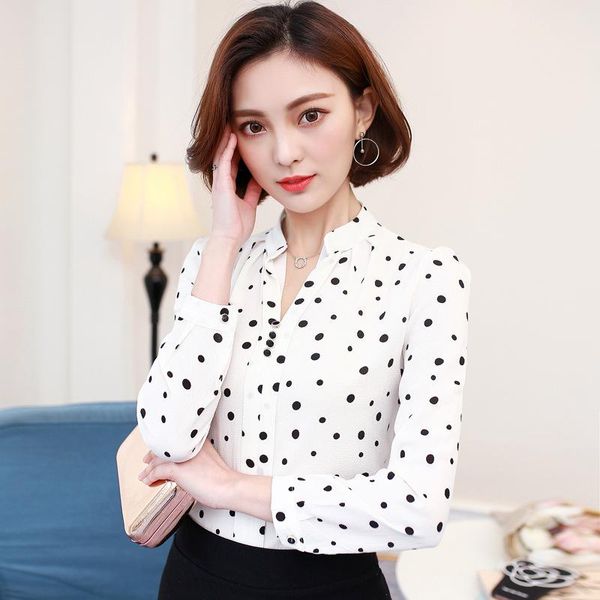 chiffon casual shirt long sleeve autumn spring women's v collar striped blouse office ladies work bottom shirts h9030 blouses &, White
chiffon casual shirt long sleeve autumn spring women's v collar striped blouse office ladies work bottom shirts h9030 blouses &, White