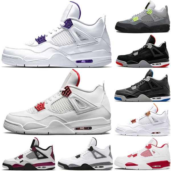 2021 original 4s basketball shoes 4 men black cat university red neon court purple bred alternate motorsport orange metallic cool grey sneak
2021 original 4s basketball shoes 4 men black cat university red neon court purple bred alternate motorsport orange metallic cool grey sneak