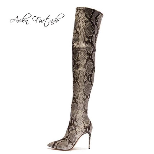 boots arden furtado fashion women's shoes pointed toe stilettos heels zipper snakeskine elegant over the knee high large size 45, Black
boots arden furtado fashion women's shoes pointed toe stilettos heels zipper snakeskine elegant over the knee high large size 45, Black